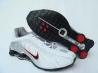 White is the Main Color of this Nice Pair Of Shox Shoes