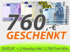 760.-Euro geschenkt