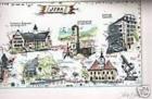 ORIGINAL Leslie G. Hunt Farbradierung JENA sehr selten