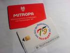 Seltene Telefonkarte, 75 Jahre Mitropa, limitierte Auflage, voll