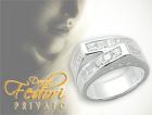 Donna Fedori Privato Design Ring Summits 925 Sterling Silber/Zirkonia
