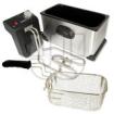 3 Stck.Friteuse Edelstahl 3,5 Liter