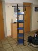 Gardrobe in blau und schwarz