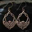 Ohrhänger aus Bronze keltischer Schmuck fürs Ohr