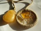 Lesezeichen mit Orangencalcit