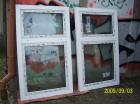 2 Stück neue Kunststoff-Fenster, Farbe weiß   0,95 x 1,60 Meter