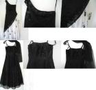 Schwarzes - und Schwarz-Weißes Abendkleid/Ballkleid