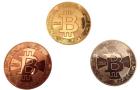 3er Set Bitcoin Münzen Gold Silber Bronze - Angreifbare Bitcoin Münzen kaufen