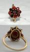 Wunderschöner Ring mit böhmischen Granaten