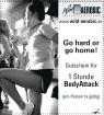 Body Attack Kurs im Fitness Studio Wild AEROBIC in Bayreuth kostenlos testen
