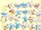 Einladung, Einladungskarten,  Karten als Puzzle