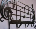Wandgarderobe Notenschlüssel - Style Musik Garderobe für die Wand 50cm x 50cm pa