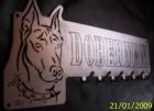 Schlüsselbrett Doberman / Dobermann TOPTEIL Neuheit