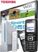 Handy Bundle Toshiba 32 Zoll LCD-Fernseher  Wii  2xSamsung SGHB130 gratis Handy 