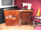 Nähmaschine Singer 401 versenkbar mit org. Gebrauchsanweisung