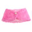 Rosa Kunst Pelz Jacke