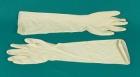 Latex Untersuchungshandschuhe, unsteril, 53 cm extra lang
