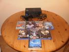 Playstation 2 Konsole mit 9 Spielen und 8MB Memory-Card