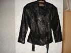 Schwarze Lederjacke,Grösse M