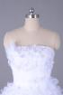 Tüll Prinzessin umgedrehtes Dreieck trägerloses Brautkleid