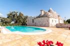 2018 Trulli Ferienhaus mit Pool, Monopoli, Provinz Bari, Apulien, Süditalien