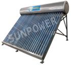 Solaranlage für Warmwasserbereitung mit liegendem Speicher 200l
