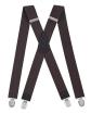 Hosenträger für Männer X Form 3, 5cm breit 120cm lang 4 sehr starke Klipps Party