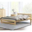 Holzbett Lattenrost Massivholz Holz Einzelbett Doppelbett - EHB03