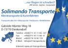 Kleintransporte, Frischdienst & Kurierfahrten