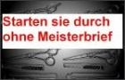 Friseur - in ohne Meisterbrief Vollhandwerk anbieten.
