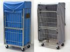 Innen- und außen- Textil- Containerhauben. für Rollcontainer