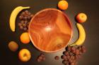 Servierschale Edelholz Salatschüssel Günstig Schale Obstschale Holzschüssel Holz