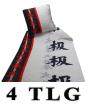4tlg edel Bettwäsche Microfaser 135x200 China Schriftdekor