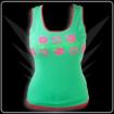 Girl Shirt Grün Pink Streetwear Cool Top Surf Beach