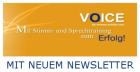 Teilnahme am Sprechtechnik Zirkel per Newsletter