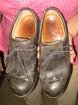 Gebrauchte Golfschuhe Leder schwarz Größe 39