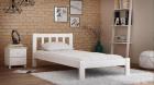 Bett Massivholzbett Lattenrost Weiß Ehebett 90x200 EBD03/ WE