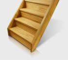 SCHÄTZUNG FREITRAGENDE TREPPEN ZUR SELBSTMONTAGE TYP U, L MASSIVHOLZ BUCHE ESCHE