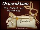 Osteraktion Gutscheine 10% Rabatt