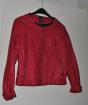 Lederjacke rot Größe 44
