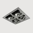 Kreon - Kwadro - Ceiling Light - 4x75W GY6.35 - 230V