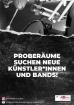 Proberäume suchen neue Bands und Künstler*innen