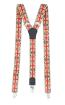 Herrenhosenträger Form Y 2, 5cm breit 120cm lang 3 starken Metallklips Partyklei