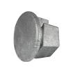 Rohrverbinder Stopfen Metall 60, 3mm Feuerverzinkter Galvanisiert