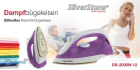 SilverStone DB-2000W.12 Dampfbügeleisen mit Keramik Sohle