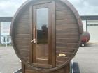 Mobile Fassauna, Holzofen Fasssauna, Elekroofen Fasssauna