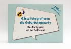 100 Spielkarten zum Runden Geburtstag, Gäste fotografieren die Geburtstagsparty