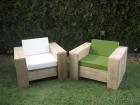 Bequemer Bauholz Lounge-Sessel Balingen von www.exklusivdutchdesign.de