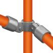 Rohrverbinder Gelenkstück Doppel 90° 33, 7 mm Feuerverzinkter Galvanisierter Kon