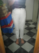 Weiße Jeans